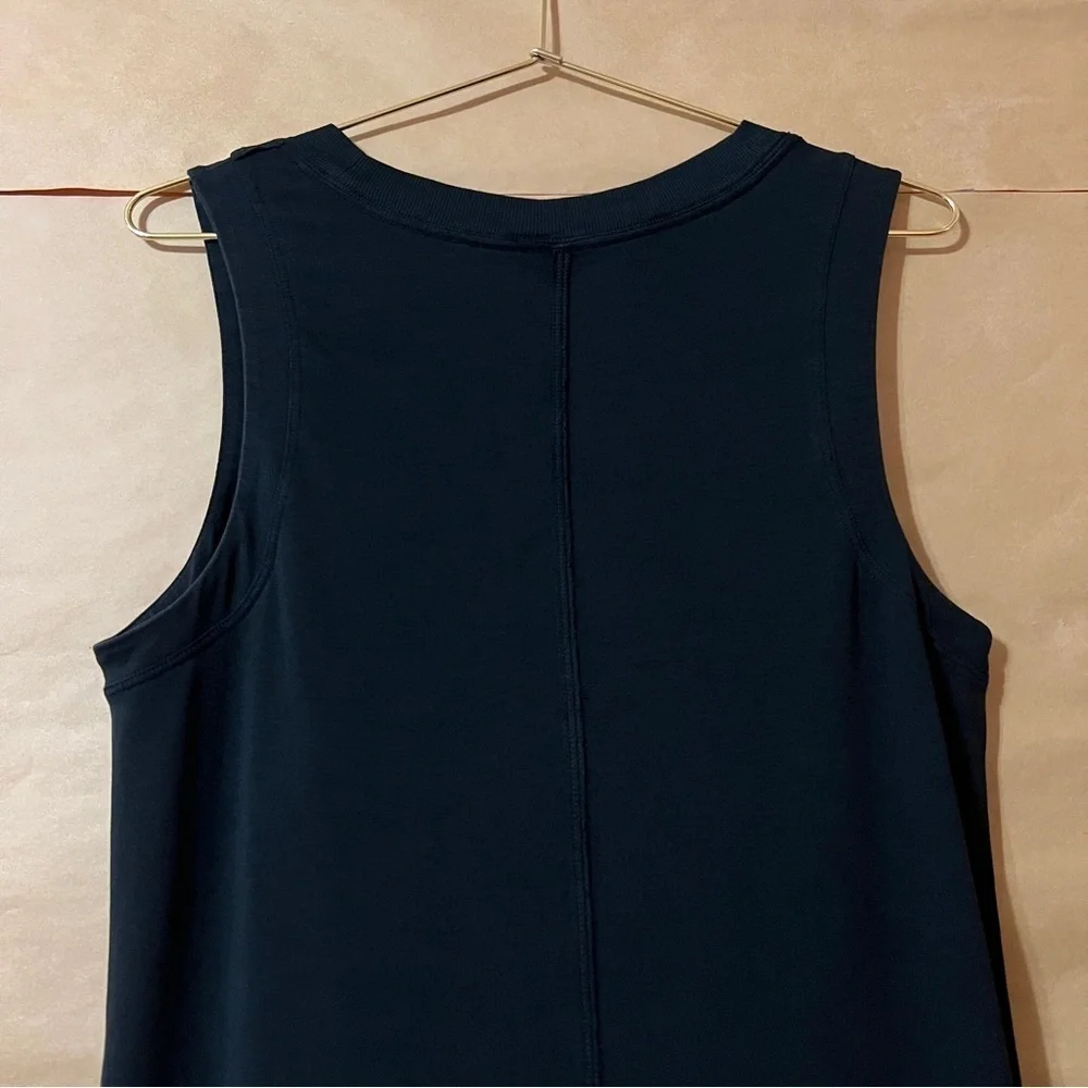 Lululemon | All Yours Tank Maxi Dress Vitasea Pima Cotton Black Size 8